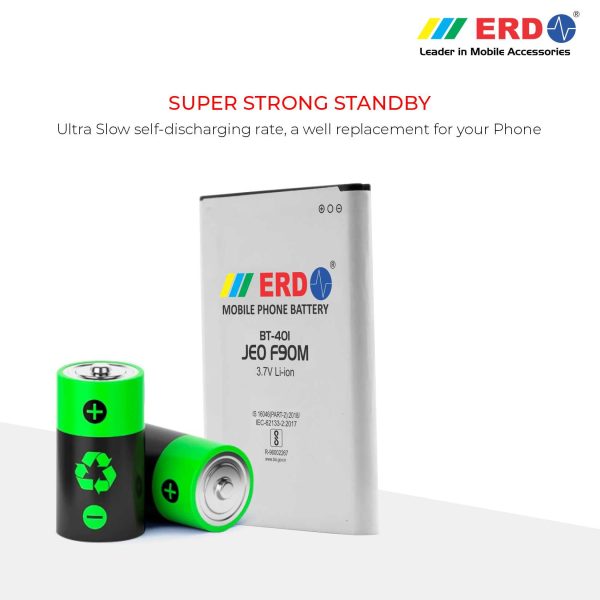 ERD BT-401 LI-ION Mobile Battery Compatible for Jio F90 4