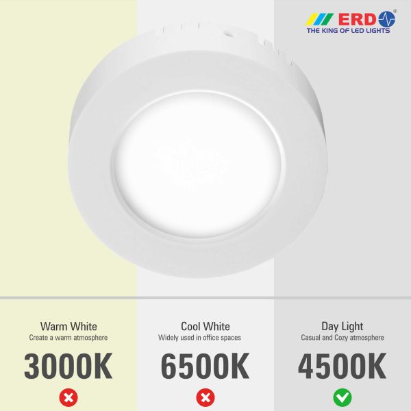ERD LED Light LD-10S (5W Round) 9
