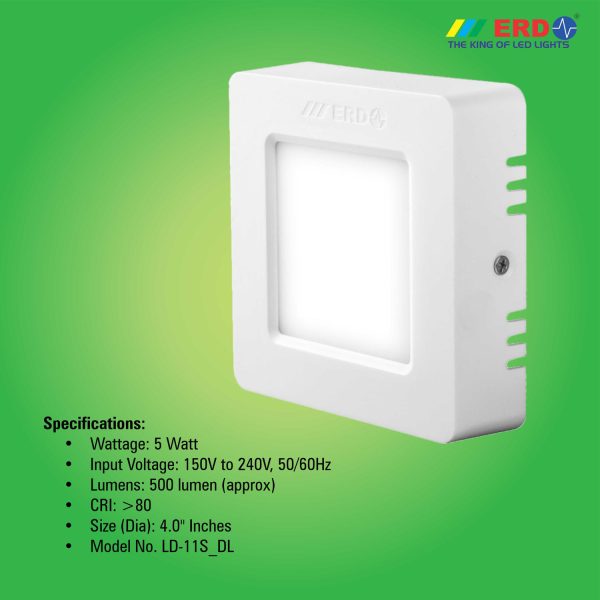 ERD LED Light LD-11S (5W SQR) 2