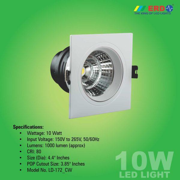 ERD LED Light COB LD-172 (10W 4.4S) 9